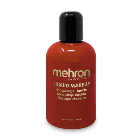 Mehron Makeup Liquid Face and Body Paint (4.5 oz) (Red)