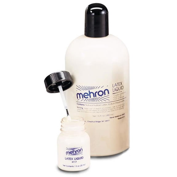 Mehron Makeup Liquid Latex (4.5 oz) (Clear)