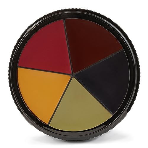 Mehron Makeup ProColoRing Bruise 5 Color Wheel for Special Effects