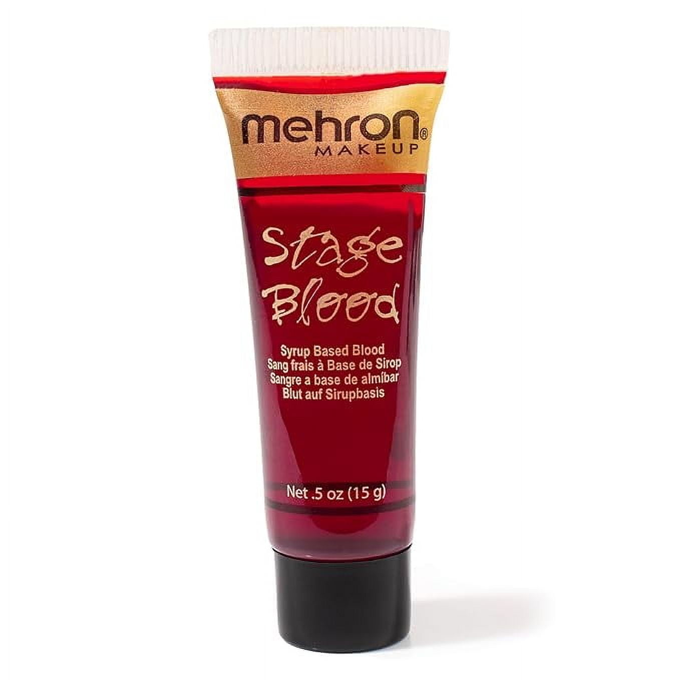 Mehron Makeup Stage Blood | Edible Fake Blood Makeup for Stage, Costume, Cosplay (Bright Arterial)