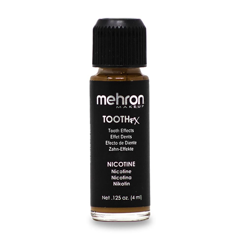 Mehron Makeup Tooth FX Nicotine Temporary Yellow Tooth Paint