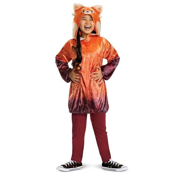 Mei Panda Costume for Kids, Official Disney Turning Red Costume, Child Size Large 10-12