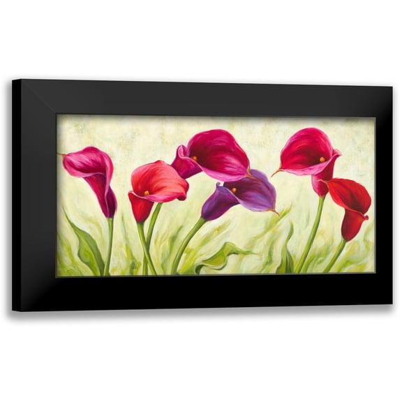Mei, Silvia 24x14 Black Modern Framed Museum Art Print Titled - Calle danzanti