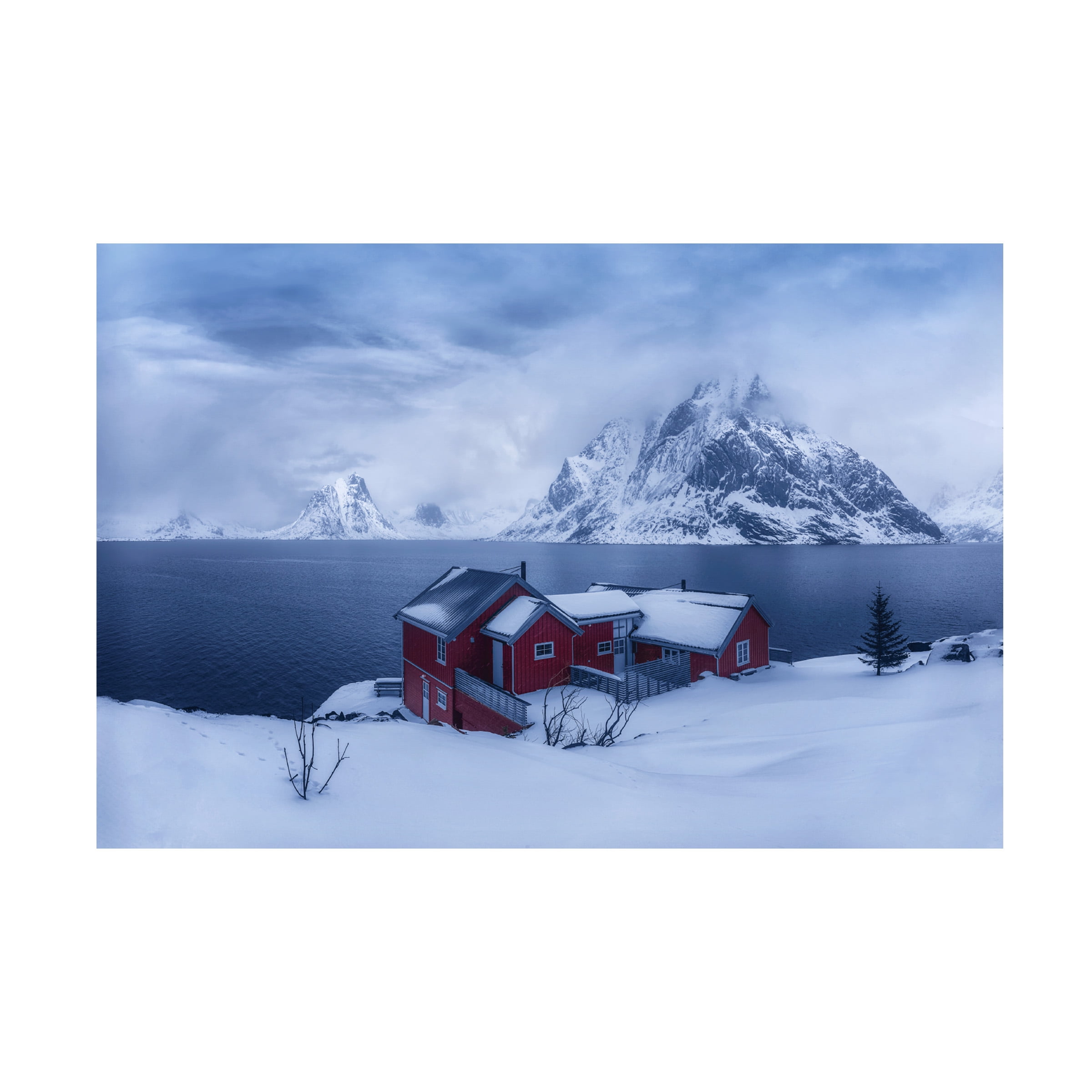 Mei Xu 'Winter Fairyland' Canvas Art