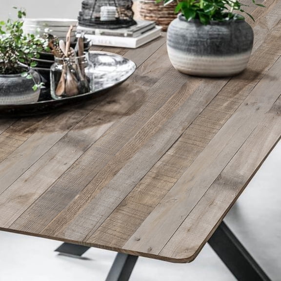 UMIGGEE 17.7"x 393.7" Brown Wood Wallpaper Peel and Stick Contact Paper Self Adhesive Removable Distressed Wood Look Wallpaper Vinyl Home Decor for Funiture