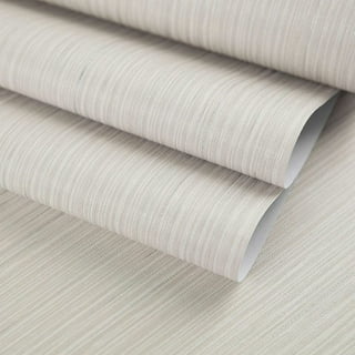 FunStick Grasscloth Peel and Stick Wallpaper Pearl White Grass Cloth Fabric  Wall Paper Self Adhesive Fabric Contact Paper for Cabinets White Wallpaper  Stick and Peel for Walls Removable 15.8x78.8 