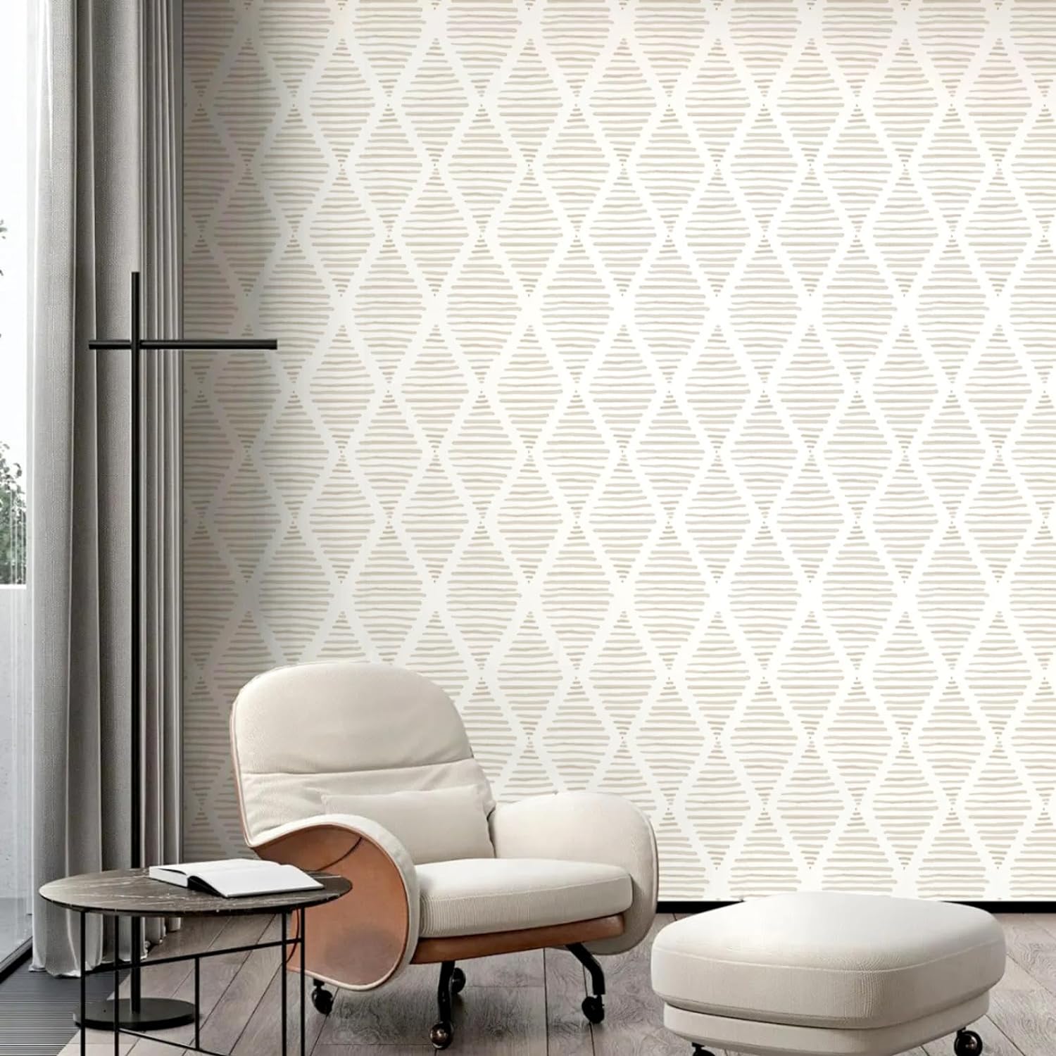 Ticking Stripe Wallpaper