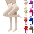 thumbnail image 1 of Meichang 2 Pairs Women's 80D Opaque Tights Soft Control Top High Waisted Footed Pantyhose Solid Christmas Party Tights with 8 Colors, 1 of 2