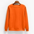 thumbnail image 1 of Meichang 2024 Womens Sweatshirt Plus Size Long Sleeve Crew Neck Pullover Solid Loose Fit Y2K Sweatshirts, 1 of 5