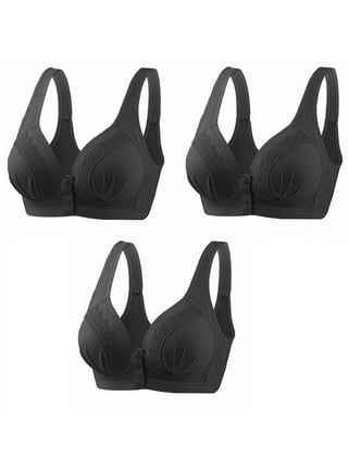 Meichang Womens 2PC Bra Sets Plus Size Push Up T-shirt Bras Seamless Padded  Bralettes Stretch Breathable Full Figure Bras Lingerie Sets 