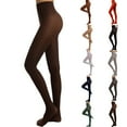 thumbnail image 1 of Meichang Tights Women Fake Translucent Pantyhose High Waist Control Top Dance Leggings, 1 of 3