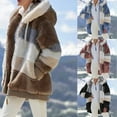 thumbnail image 1 of Meichang Fuzzy Fleece Jacket Women Plus Size Thick Warm Winter Coats Fluffy Sherpa Hoodie Zip up Casual Cardigan Outerwear with Pockets, 1 of 1