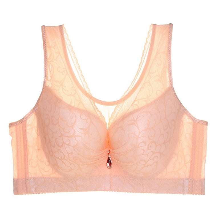 Meichang Lace Bras for Women No Wire Push Up T-shirt Bras Seamless