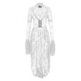 thumbnail image 1 of Meichang Lace Dress for Women Medieval Renaissance Dress Vintage Long Sleeve Lace Up Gothic Dress Carnival Masquerade Costume, 1 of 2
