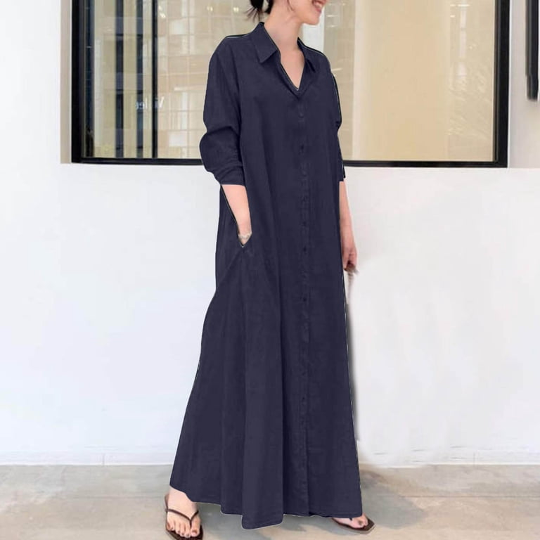 fitted lace wedding dress Midnight Blue Calypso Maxi Dress main image 1