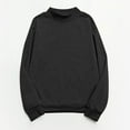 thumbnail image 1 of Meichang Oversized Sweatshirt for Women Mock Neck Drop Shoulder Long Sleeve Pullover Basic Solid Loose Fit Casual Fall Sweatshirt, 1 of 8