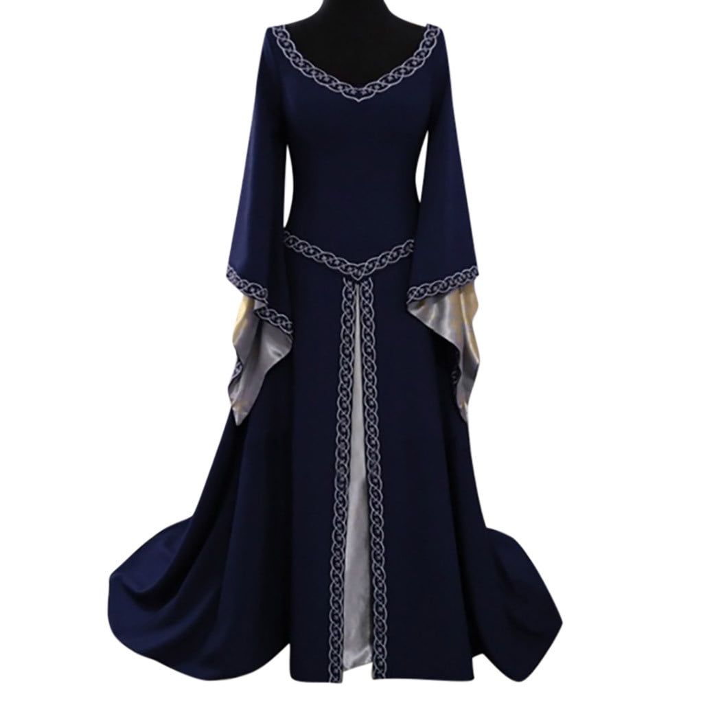 Medieval Renaissance Dress – Vintage Costume Gown for Women