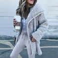 thumbnail image 1 of Meichang Trendy Winter Fuzzy Fleece Coats for Women 2023 Jackets Casual Loose Fit Long Sleeve Shawl Collar Cardigan Teddy Overcoats Cozy Thicken Sherpa Jackets, 1 of 8