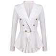 thumbnail image 1 of Meichang Women Blazers Dress Fashion Casual Solid Double Breasted Jacket Long Sleeve Suit Work Office Outfit Fashion Dressy, 1 of 5