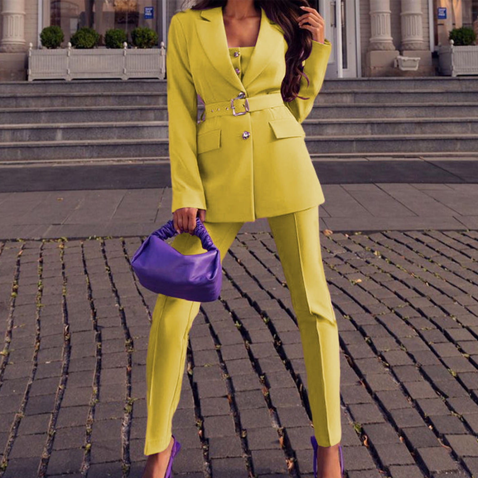 Jennifer Elegant Blazer Set For Women Two Piece Luxurious Comfort For Office Or Events main image 0