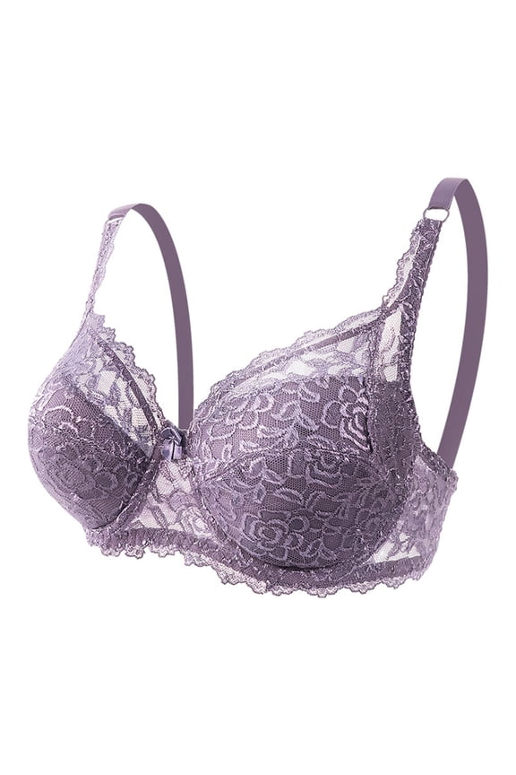 Women's Bras No Wire Support T-shirt Bras Seamless Padded Bralettes Elegant Everyday Full Figure Bras