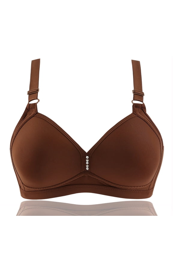 Womens Bras No Wire Push Up T-shirt Bras Seamless Comfortable Bralettes Shapewear Everyday Full Figure Bras