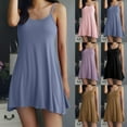 thumbnail image 1 of Meichang Womens Nightgowns with Built in Bra Spaghetti Strap Short Sleep Dress Sleeveless Nightgown Soft Comfy Sleepwear Nightdress, 1 of 7