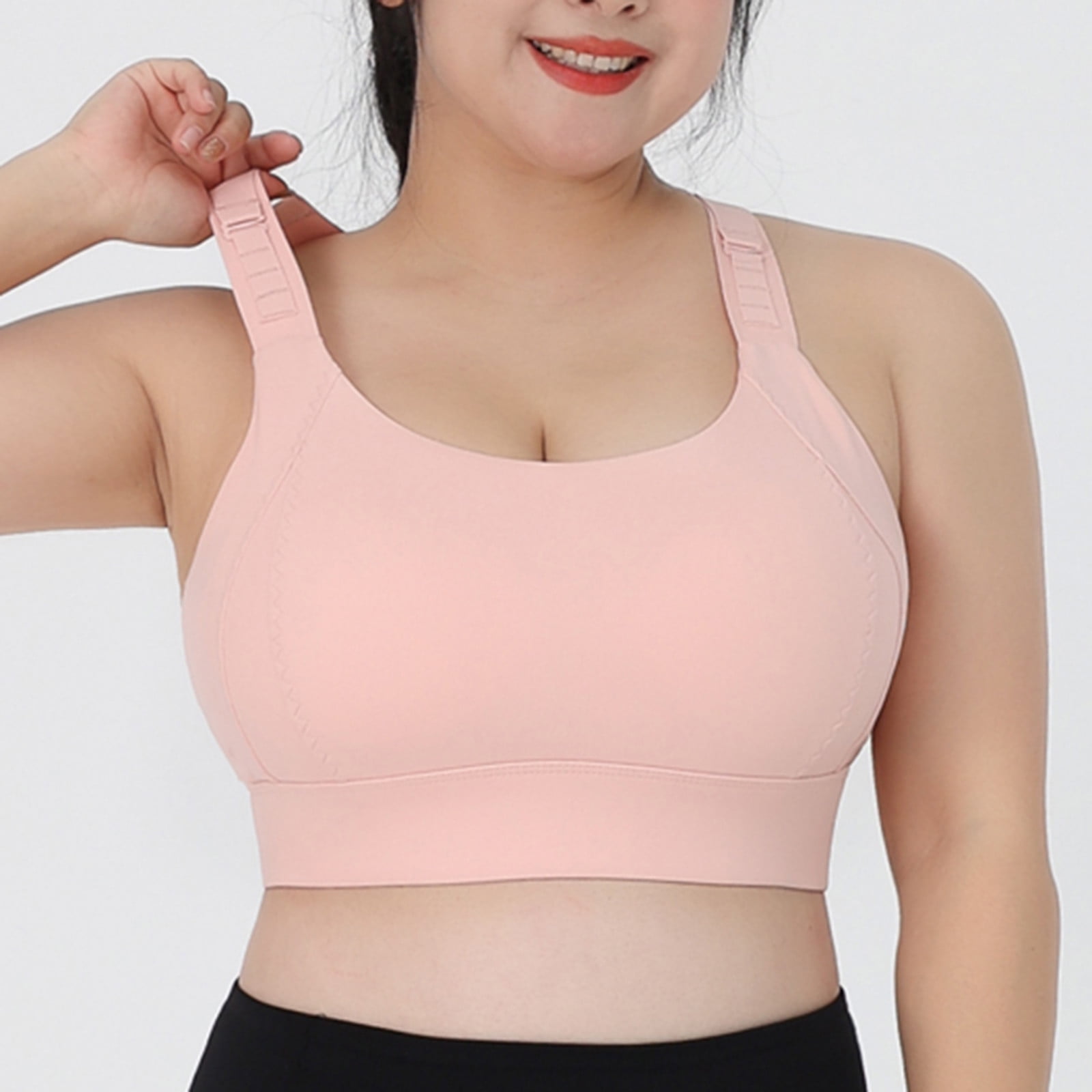 Meichang Womens Sports Bras High Impact Push Up T-shirt Bra Seamless Comfy  Bralettes Shapewear Yoga Gym Bras 