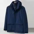 thumbnail image 1 of Meichang Womens Zip Up Jackets 3 In 1 Detachable Liner Fleece Windproof Waterproof Winter Coat Plus Size Anoraks With Hood, 1 of 5