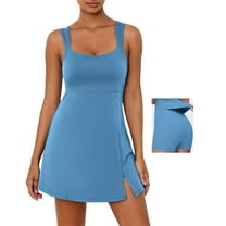 Meichang Workout Sets for Women 2 Piece Sleeveless Golf Tennis Dresses with Shorts Sets Exercise Athletic Two Piece Sets for Women Summer