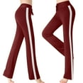 thumbnail image 1 of Meichang Yoga Pants Women Flare Leggings for Women High Wasit Stretch Bootcut Yoga Pants Tummy Control Modal Wide Leg Pant Workout Leggings Pants for Women Under $15, 1 of 9