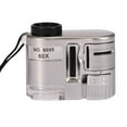 thumbnail image 1 of Meichoon 60X Handheld Magnifying Glass,Mini Microscope with UV Currency Detector Lamp,Pocket Jeweler Magnifier with LED Light for Textile Optical Jewelry Coins Tool, 1 of 5