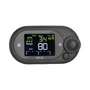 Meideal ME60 Universal Electronic Digital Metronome Color Screen Rhythm Instrument for Piano Guitar Built-in Battery Black