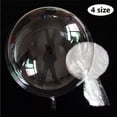thumbnail image 1 of Meidiya 10pcs 10/18/20/24inch Transparent Bobo Bubble Balloon Clear Christmas Wedding Birthday Party Decorations Clear Helium Balloons, 1 of 8