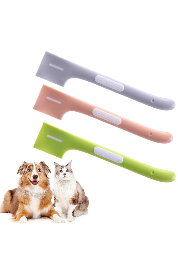 3 Pieces Pet Food Can Spoons,Dog Cat Can Spoons Long Handle Dog Can Spoons Green/Grey/Pink Pet Food Mixing Spoons,Cat Food Spatula