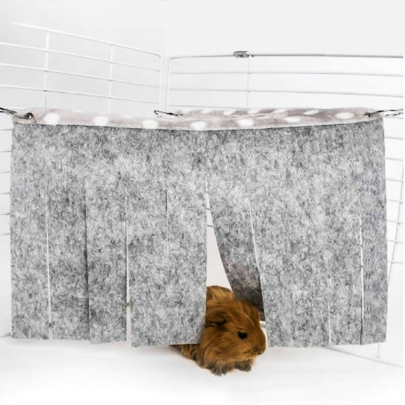 Meidiya Guinea Pig Hideout Small Animal Corner Fleece Hideaway Cute Ferret Hammock Sleeping Bed for Ferrets Chinchillas Small Pets Cage Accessories