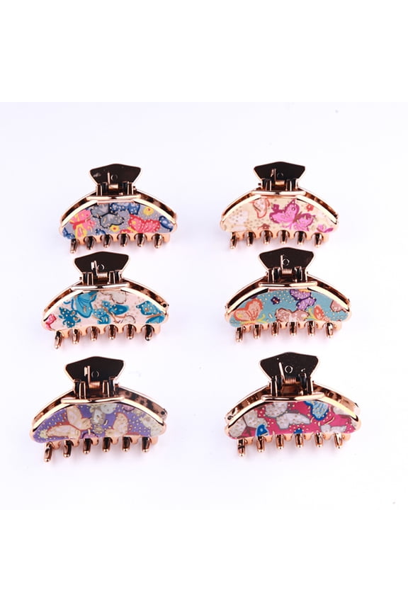 Medium Butterflies Hair Clips For Women Thick Hair Nonslip Hair Claw Clips For Thin Hair,Celluloid Tortoise Jaw Clips Hair Clutcher Ponytail Holder Headwear Accessory