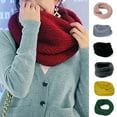 thumbnail image 1 of Meidiya Men Women Winter Thermal Knit Neck Gaiter Fleece Neck Warmer Windproof Adjustbale Neck Gaiter Face Mask Scarf Tube Wrap for Cold Weather, 1 of 8