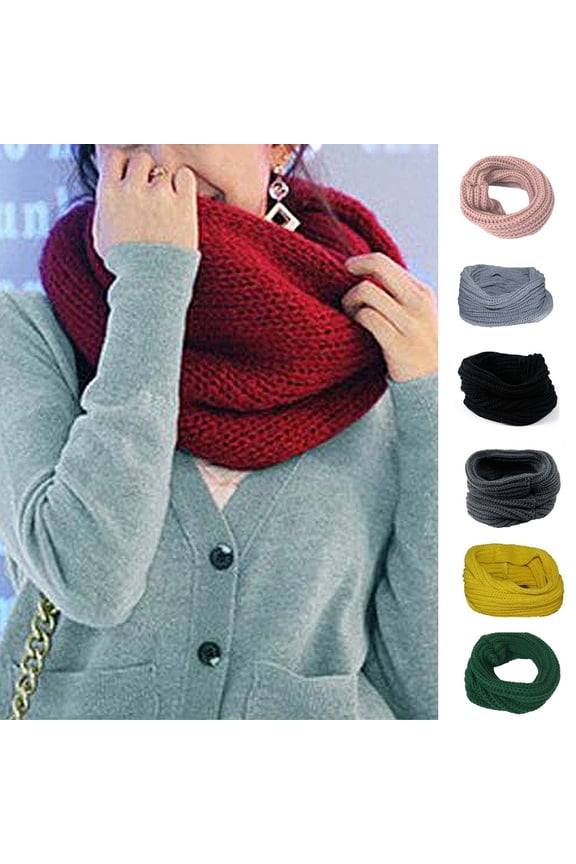 Men Women Winter Thermal Knit Neck Gaiter Fleece Neck Warmer Windproof Adjustbale Neck Gaiter Face Mask Scarf Tube Wrap for Cold Weather