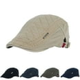 thumbnail image 1 of Meidiya Newsboy Hats for Men Flat Cap Cotton Adjustable Breathable Irish Cabbie Ivy Driving Gatsby Hunting Hat, 1 of 8