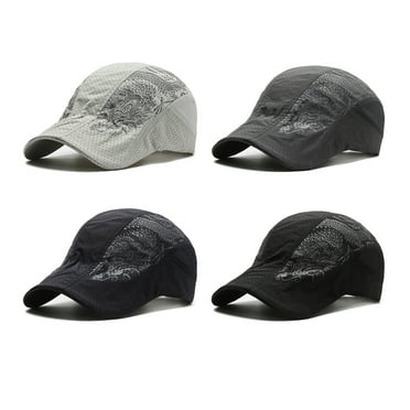 Meidiya Quick Dry Baseball Cap Mesh Sports Cap Workout Tennis Hat with Dragon Print for Men Women Adults Kids Outdoor Sports