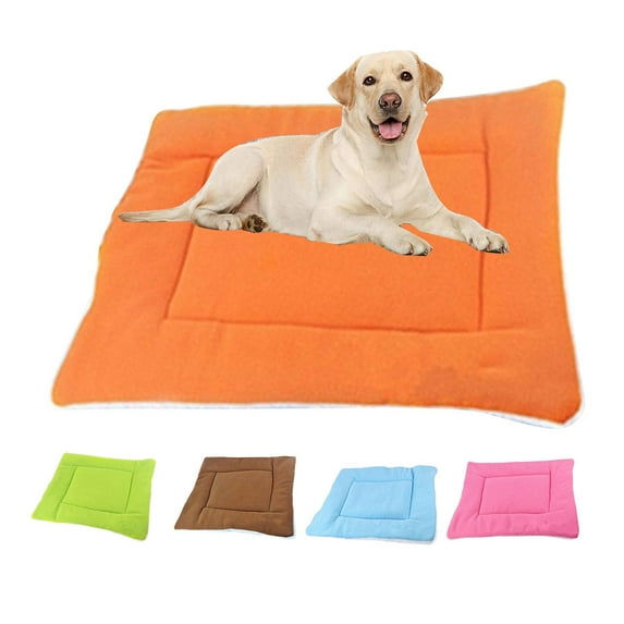 Meidiya Soft Dog Crate Mat,Solid Color Dog Bed Mat Puppy Kennel Pad,Washable Square Dog Crate Pad,Warm Kennel Pad Pet Cushion