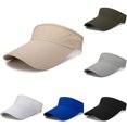 thumbnail image 1 of Meidiya Sport Sun Visor Hats Cotton Ball Caps Empty Top Baseball Sun Cap Lengthen Brim Lightweight Adjustable Design Empty Top Baseball Hat for Men Women, 1 of 8