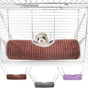Meidiya Tunnel Hamster Hammock Hanging Bed for Small Animals,Small Animals Flannel Tunnel Tube Rat Ferret Toy