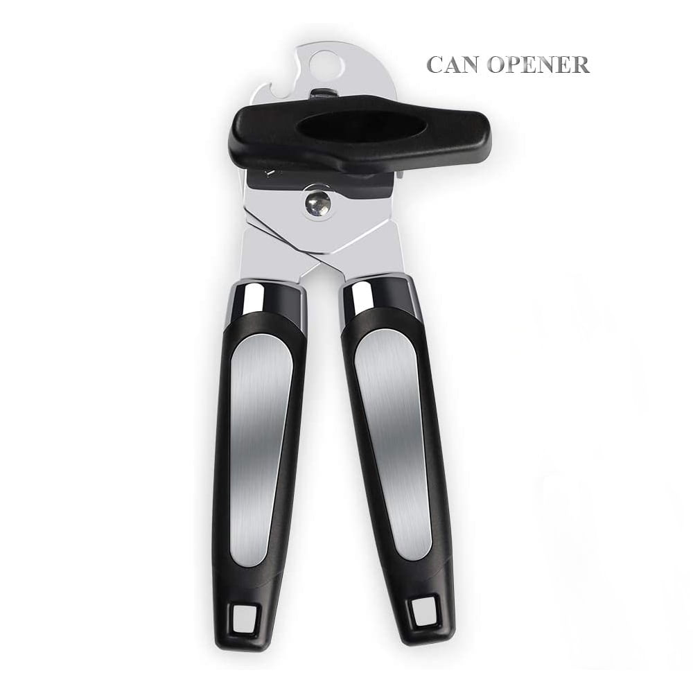 Can Opener, Stainless Steel Manual Can Bottle Opener With Smooth