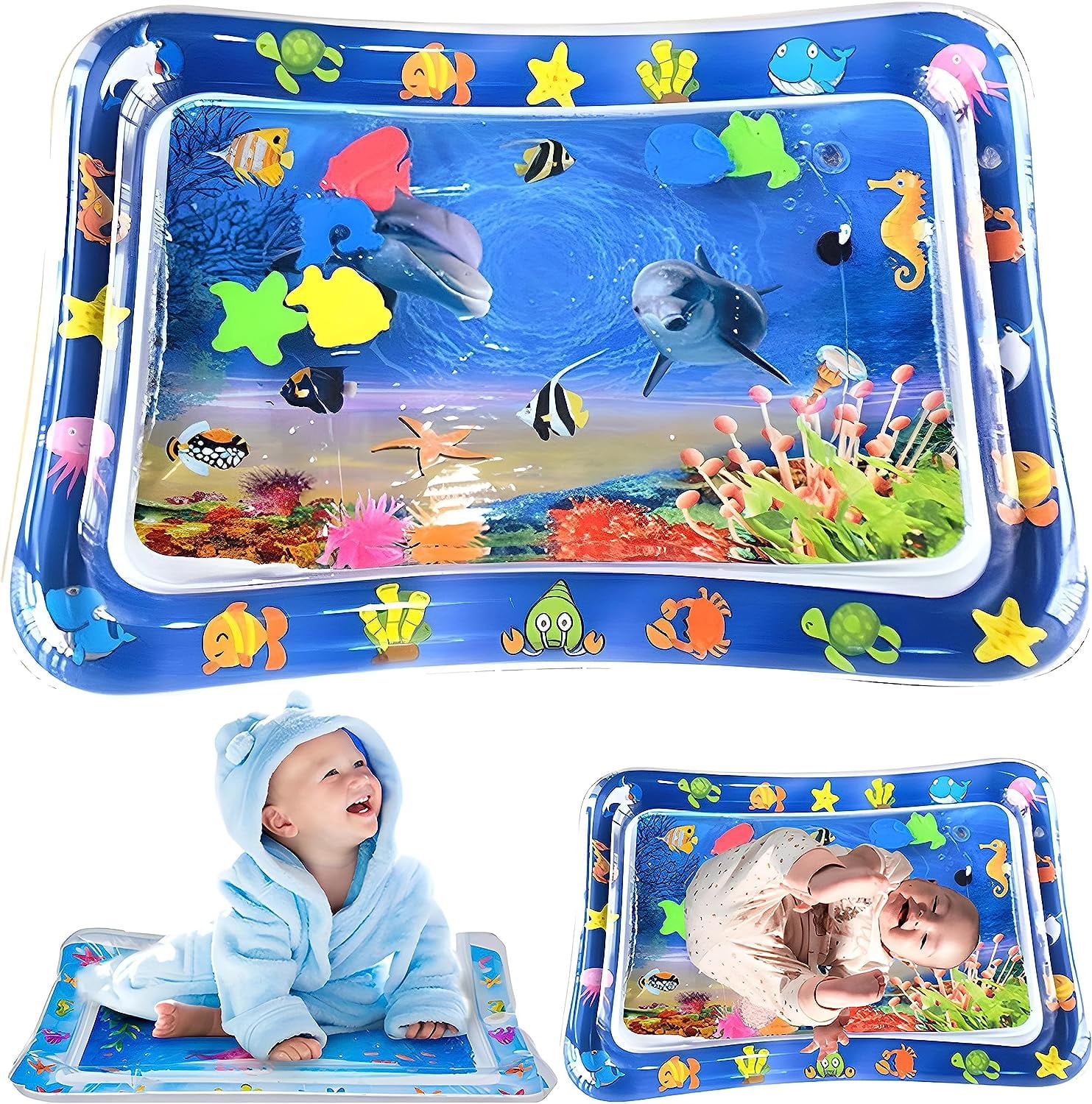 Baby Inflatable Water Mat Water Play Mat Baby Toys Activity - Temu