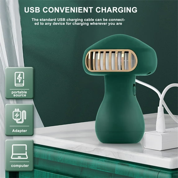 Meigap Evaporative Air Cooler Tower Fan USB Mini Fan With 3-Speed Portable Office Air Conditioner Portable Fan Air Conditioner Quiet Portable Ac For Camping (Green)