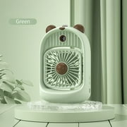 Meigap Portable Ac Unit Small Air Conditioners Small Table Fan Silent High Wind Office Desktop Air Cooler For Room Portable Comfort Portable Air Conditioner for Bedroom Office Home Green
