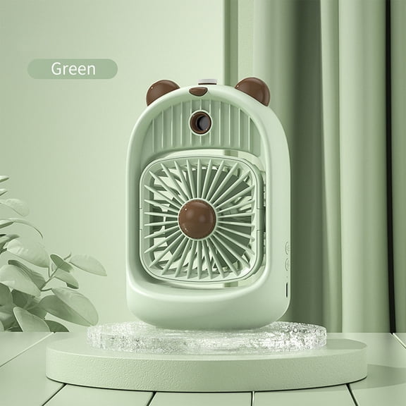 Meigap Portable Ac Unit Small Air Conditioners Small Table Fan Silent High Wind Office Desktop Air Cooler For Room Portable Comfort Portable Air Conditioner for Bedroom Office Home (Green)