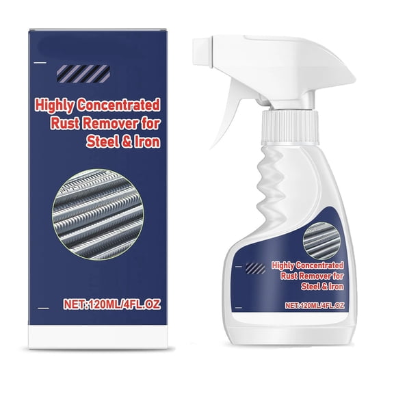 Rust Remover 4 Fl.Oz,Rust Removal Heavy Duty For Metal,Powerful Rust Remover Spray, Rust Stain Remover For Tools, Stainless Steel, Automotive Parts, Fast Acting Rust